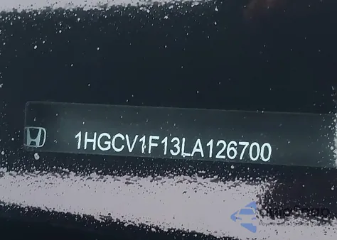 2020 Honda Accord Lx z USA, uszkodzony, nr VIN 1HGCV1F13LA126700